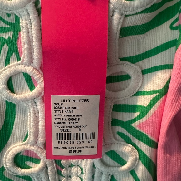 NWT Lilly Pulitzer Alexa Stretch Shift Dress - Picture 2 of 2